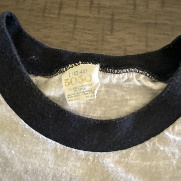 Vintage 70s Frank Zappa Smoking Raglan T Shirt Guitar Barking Pumpkin Records L - Picture 10 of 14